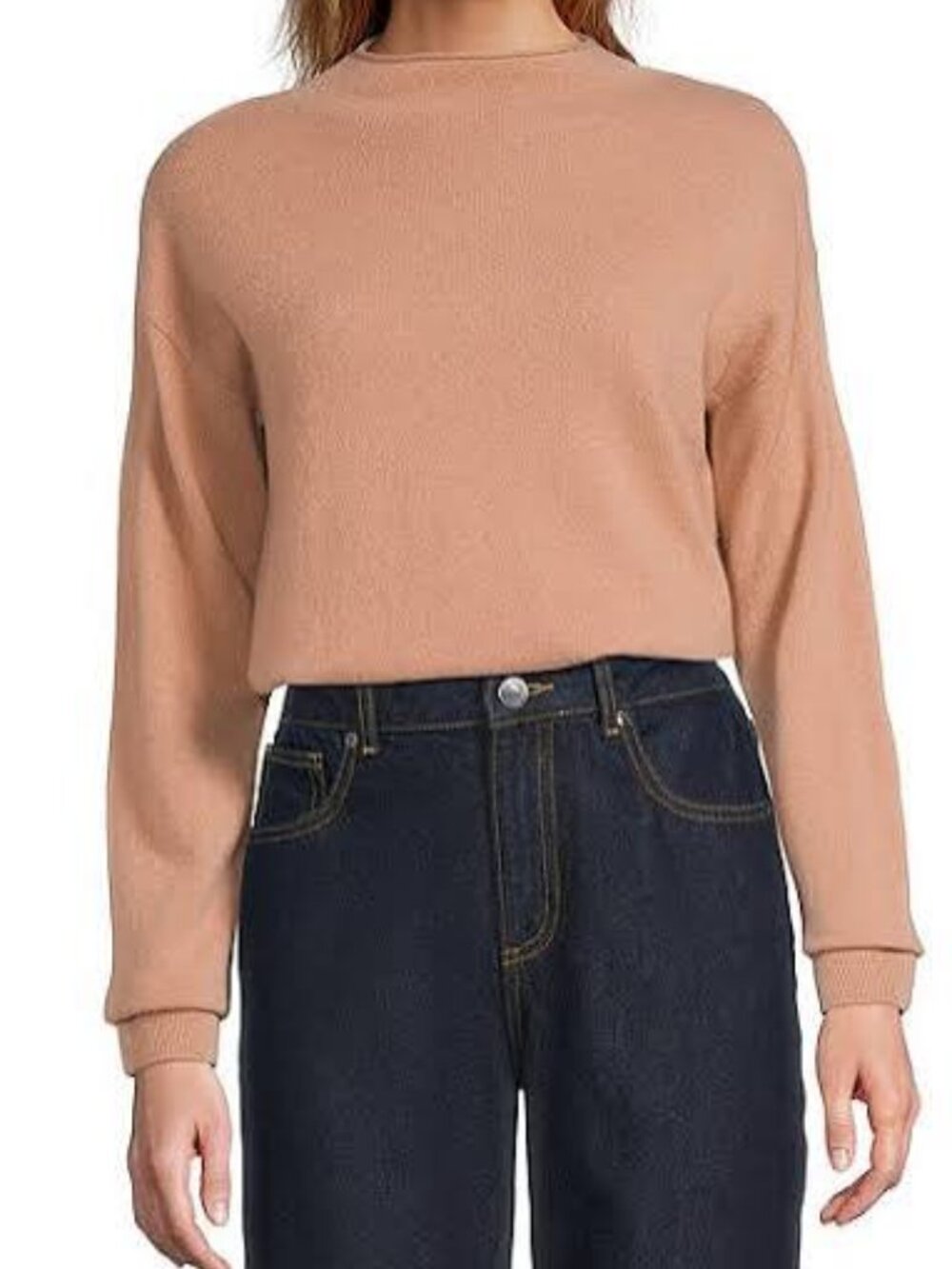 NWT Antonio Melani Mousse Cashmere Mock Neck Sweater